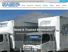 Tablet Screenshot of offnersremovals.com.au